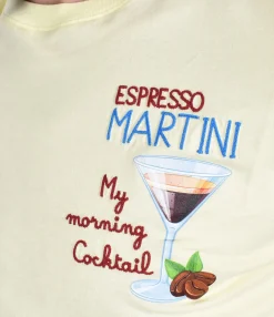 MC2 SAINT BARTH T-shirt<T-shirt Espresso Martini giallo paglino