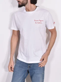 MC2 SAINT BARTH T-shirt<T-shirt Negroni mattina bianca