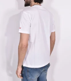 MC2 SAINT BARTH T-shirt<T-shirt Negroni mattina bianca