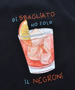 MC2 SAINT BARTH T-shirt<T-shirt nera ho sbagliato negroni