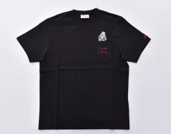 MC2 SAINT BARTH T-shirt<T-shirt nera saved panda orologio