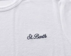 MC2 SAINT BARTH T-shirt<T-shirt spugna bianca sponge