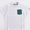 MC2 SAINT BARTH T-shirt<T-shirt taschino verde flower tie