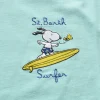 MC2 SAINT BARTH T-shirt<T-shirt verde acqua Peanuts Snoopy wave surf