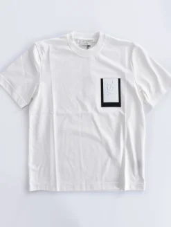 YES LONDON T-shirt<T-shirt bianca taschino gomma