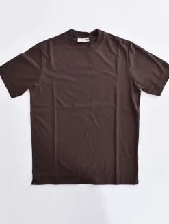 YES LONDON T-shirt<T-shirt slim raso marrone