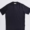 YES LONDON T-shirt<T-shirt slim raso blu