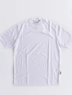 YES LONDON T-shirt<T-shirt slim raso bianca