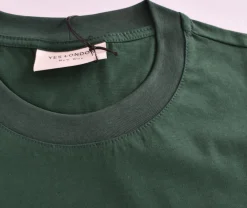 YES LONDON T-shirt<T-shirt slim raso verde