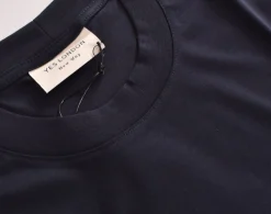 YES LONDON T-shirt<T-shirt slim raso blu