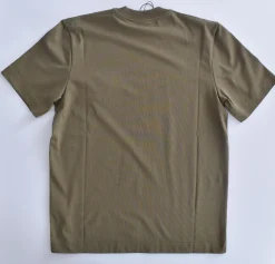 YES LONDON T-shirt<T-shirt verde patch gomma