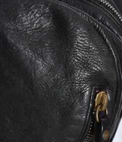 CAMPOMAGGI Zaini<Zaino pelle vacchetta nero Teodorano
