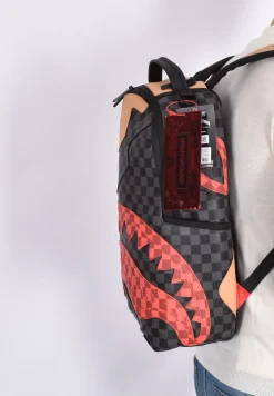 SPRAYGROUND Zaini<Zaino evil triple decker beige rosso