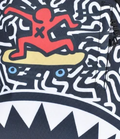 SPRAYGROUND Zaini<Zaino keith haring bianco nero rosso