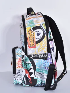 SPRAYGROUND Zaini<Zaino sip the rizz cream graffiti cargo